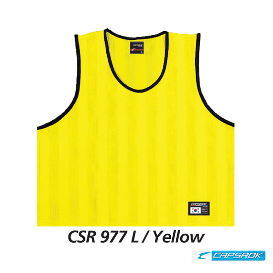 [캡스록] 형광 (노랑) 팀조끼 CSR-977