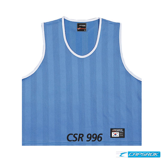 [캡스록] 망사 (소라색) 팀조끼 CSR-996