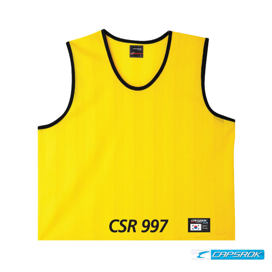 [캡스록] 망사 (노랑) 팀조끼 CSR-997