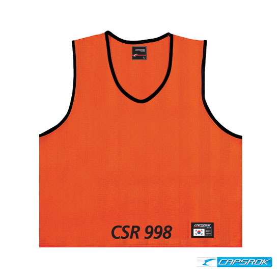 [캡스록] 망사 (오렌지) 팀조끼 CSR-998
